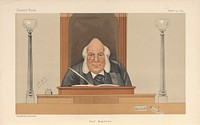 Vanity Fair: Policemen; 'Chief Magistrate', Sir John Bridge, September 25, 1891 by Leslie Matthew 'Spy' Ward