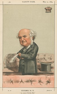 Politicians - Vanity Fair. 'An eminent Christian Man'. Lord Westbury. 15 May 1869