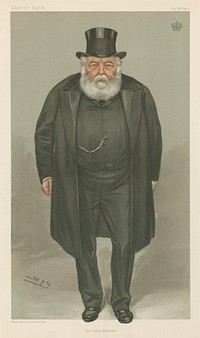 Prime Ministers - Vanity Fair. 'The Prime Minister'. Third Marquis of Salisbury. 20 December 1900