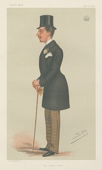 Vanity Fair: Royalty; 'The Student Prince', H.R.H. Prince Leopold, April 21, 1877
