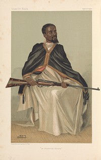 Vanity Fair: Royalty; 'An Abysinnian General', H.H. Ras Makunan, February 12, 1903