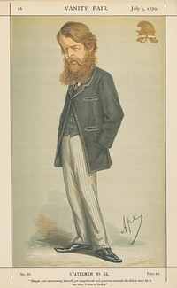 Vanity Fair: Royalty; 'Simple and Unassuming Himself, Yet Magnificent and Generous towards his Fellow Men, He is the very Prince of Dukes', The Duke of Sutherland, July 9, 1870