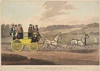 Royal Telegraph Manchester Day Coach / A distance of 186 miles performed in 18 hours.