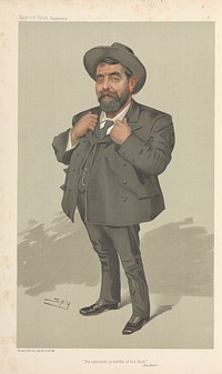 Vanity Fair: Trade Union Officials; 'The Labourer is Worthy of his Hire', Mr. Will Crooks, April 6, 1905