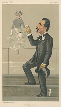 Vanity Fair: Theatre; 'The Modern Wiertz', M. Jan Van Beers, September 12, 1891