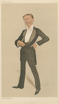 Vanity Fair: Theatre; 'The Pinafore', Mr. George Grossmith, January 21, 1888
