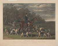 William Long, Huntsmen to his Grace the duke of Beaufort, on his Favorite Horse (Milkman)