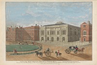 View of the New Trinity House on Tower Hill. Samuel Wyatt Esqr. Architect. The first Stone of this Noble Building was laid on the 12th of September 1793, by the Right Hon'ble William Pitt, First Lord of the Treasury and Master of this Corporation