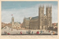 A South View of Westminster Abby & St. Margarets Church