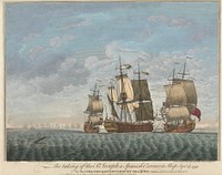 The taking of the St. Joseph a Spanish Carracca Ship, Sept. 23 1739, by the Chester and Canterbury Men of War, this Prize was Valued at upwards of 150,000 pounds.