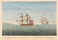 A Squadron of Ships Sailing before the Wind