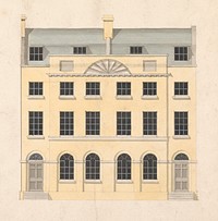 Design for a London Townhouse: Elevation