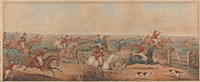 The Leicestershire Hunt - A Struggle for the Start