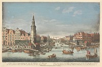 A View of part of Amsterdam from the Harbour Y, Shewing the Herring Packers Tower, the Sluice of Haarlem, & the New Fishmarket