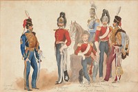 English Dragoons and Hussars