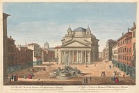 The Church of Santa Maria della Rotonda at Rome; It was the famous Pantheon of the Antients erected 30 years before the birth of our Saviour