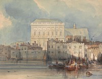 The Banqueting House, Whitehall, from the River