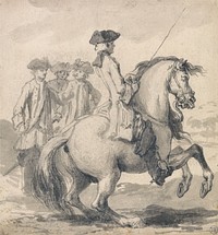 "The Manege-Gallop with the right leg" engraved as plate 14 in "Twenty Five Actions of the Manage Horse..."