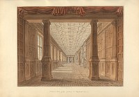 Interior View of the Gallery of Hatfield House