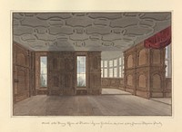 Sketch of the Dining Room at Burton Agnes; Yorkshire, The Seat of Sir Francis Boynton Bart.