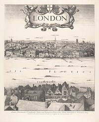 From Hollar's `View of London, 1647'  (Sheet IV)