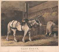 Set of six:  2. Cart Horse