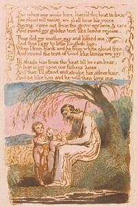 Songs of Innocence, Plate 30, "The Little Black Boy" (Bentley 10)