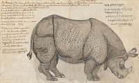 A Rhinoceros in the Peshwa's Menagerie at Poona