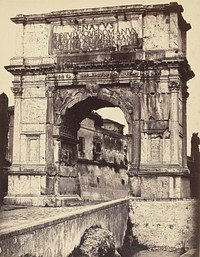 Arch of Titus, from the Temple of Venus and Rome