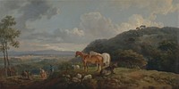 Morning: Landscape with Mares and Sheep