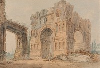 Arch of Janus, after Piranesi