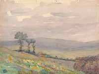 Landscape with Three Trees by Robert Polhill Bevan