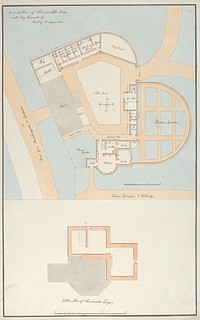 Ground Plan of Thunderdell Lodge with Dog Kennel and Court, Earl of Bridgewater