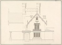 Cottages at Chatsworth, Derbyshire: Elevation