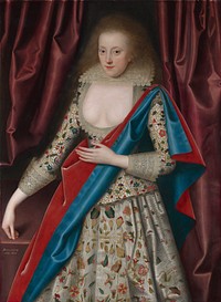 Portrait of a Young Lady, possibly Jane, Lady Thornhaugh