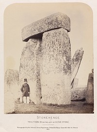 Stonehenge, Trilithon (On the left of altar stone)