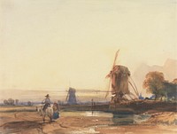 Landscape with Windmills