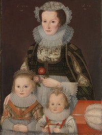 A Lady and Her Two Children