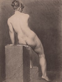 Mademoiselle Rose Nue, Vue de Dos