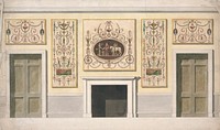 Design for Wall Decoration with Neoclassical Panels