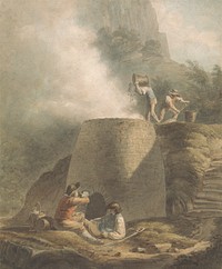 Landscape with Lime-Kiln and Workmen