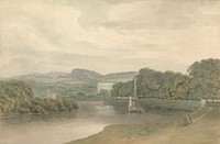 River Scene with an Unidentified Country House