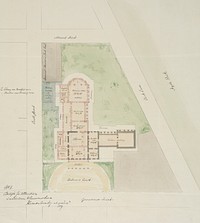 Design for Grosvenor House, London: Plan