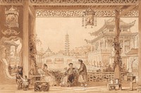 The Terrace of a Mandarin's House in Peking