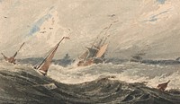 Boats on a Stormy Sea