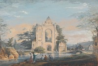 Landscape with a Ruined Norman Church