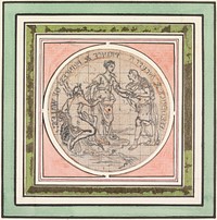 Design for a Medal: Frederick and Augusta, Prince and Princess of Wales