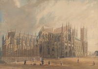 Northeast view of Westminster Abbey