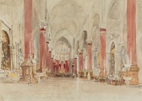 Interior of the Church of San Giovanni e Paolo, Venice by James Holland