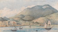 A View of Hobart, Tasmania by Lt. Gen. Charles Emilius Gold